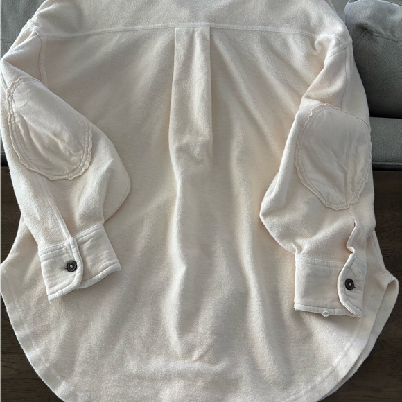 Free People Shacket NWT Sz. XS Cream - Picture 6 of 7